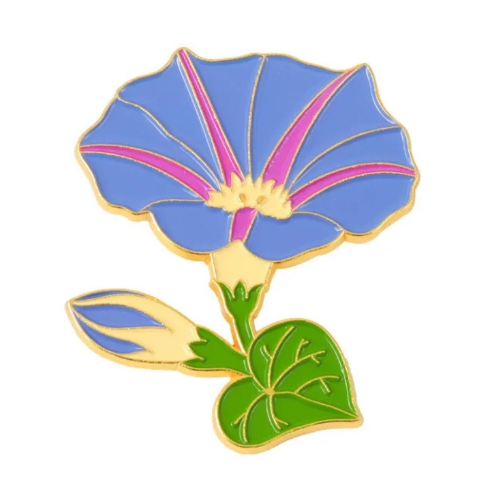 🌺 Morning Glory Pin